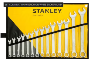 JUEGO DE LLAVES COMBINADAS EN MILIMETROS CON MANGO ANTIDESLIZANTE POR 14PZ DE 8 A 24MM REF- STMT73649-LA