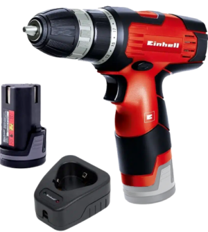 ATORNILLADOR INALAMBRICO DE 3/8" MANDRIL DE SUJECION RAPIDA TH-CD 12 LI 12V L/CLASSIC BATERIA ION DE LITIO, CARGADOR Y REGULADOR DE REVOLUCIONES