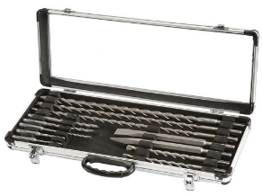 JUEGO DE BROCAS Y CINCELES DE ENCASTRE SDS PLUS*12PZ REF-4258090