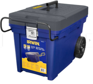 BAUL PLASTICO PARA HERRAMIENTAS RODANTE DE 27" RESISTE CARGAS HASTA 130Kg REF-IWST33027-LA