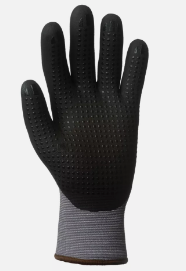 GUANTE RECUBIERTO EN NITRILO SPANDEX NEGRO T-8 * PAR