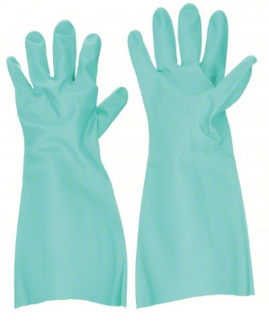 GUANTES NITRILO VERDE RESISTENTE A QUIMICOS DE 22MM DE GROSOR Y 18" DE LARGO EN T-8 * PAR