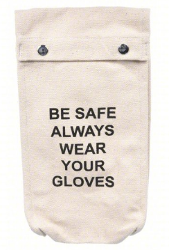 BOLSA DE LONA PARA GUARDAR GUANTES DIELECTRICOS EN COLOR TOSTADO