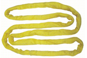 ESLINGA REDONDA 1.1/8" PARA CARGA SIN FIN POR 12Ft (3.65Mt), CAPACIDAD DE ENGANCHE EN VERTICAL ES DE 8.400Lb Y LA CAPACIDAD EN EL TIPO ESTRANGULADOR ES DE 6.700Lb DE COLOR AMARILLO