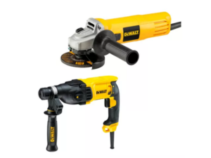 PROMOCION COMBO ROTOMARTILLO SDS PLUS DE 1" Y 800W D25133K CAJA PLASTICA + PULIDORA 4.1/2" 750W DWE4010 CAJA CARTON