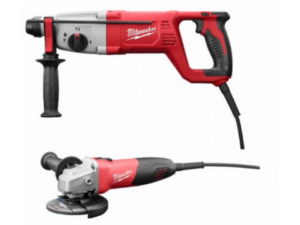 PROMOCION COMBO ROTOMARTILLO 1" SDS PLUS 1.600RPM 5262-21 CABLE + PULIDORA 4.1/2" 750W 6130-33 DE CABLE