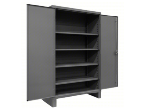 GABIENTE ALMACENAMTO METALICO GRIS, MEDIDAS 36*20*78" CALIBRE12 CON CERROJO PARA CANDADO Y 5 NIVELES DE ALMACENAMIENTO