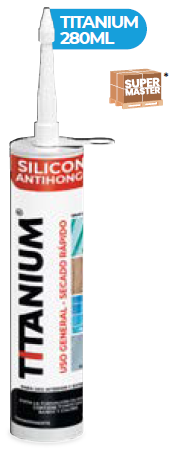 SILICONA ANTIHONGOS TITANIUM 280 ml TRANSPARENTE FSA01